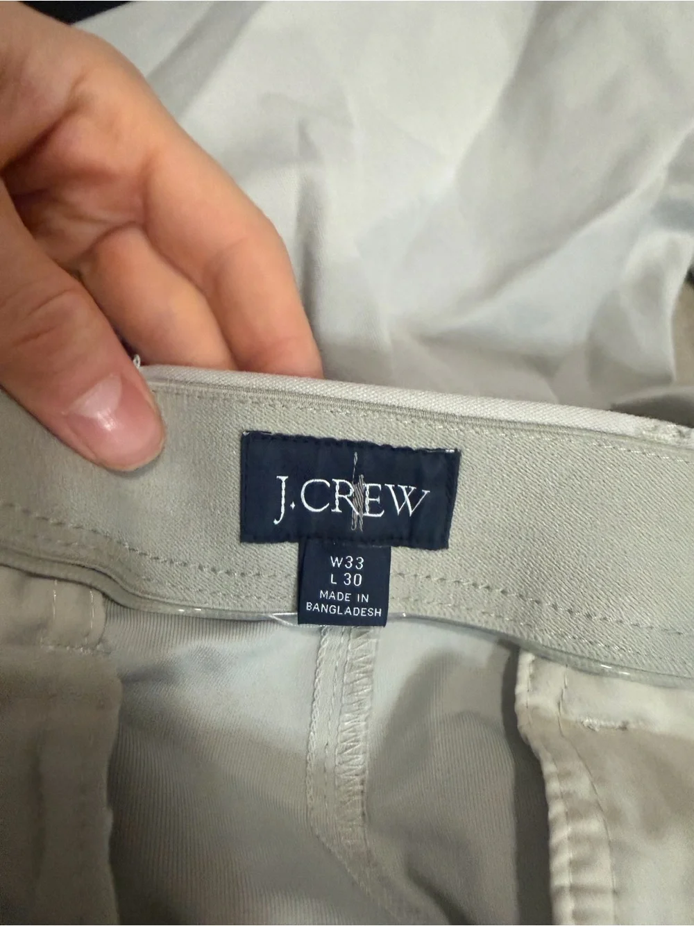 J crew ashen taupe 484 Slim-fit tech pant